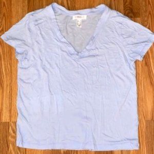 Baby Blue Forever 21 T-Shirt